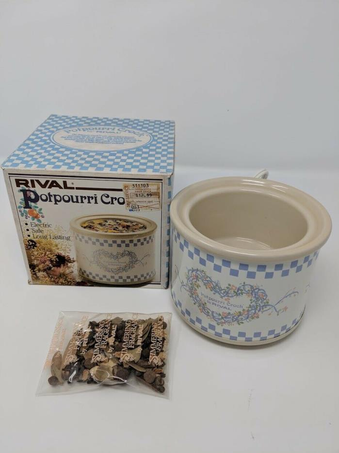 Find more Rival Potpourri Crock Pot Electric Simmering Fragrance Warmer  [msrp $19.99] for sale at up to 90% off