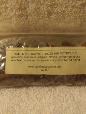 Homemade Scented Rosehip Potpourri - Decorative Use Only - MADE IN USA