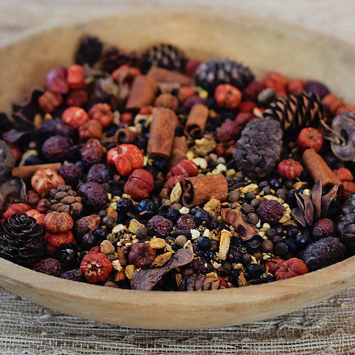 Pumpkin Spice Fall Potpourri, Natural Rustic Primitive 6 Cup Bag