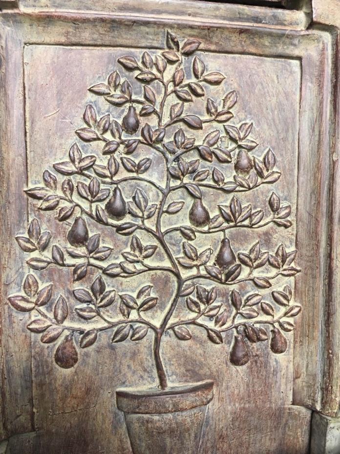 !!! SALE !!! PEAR TREE  OF LIFE  TABLETOP WATER FOUNTAIN   PEACEFUL WATERFALL
