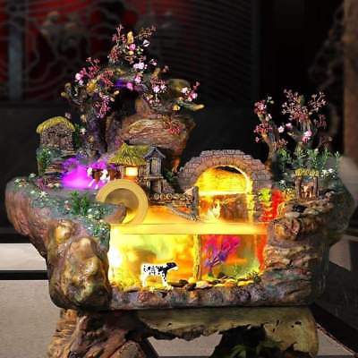 Water Fountain Fish Tank  Decoration Home Water
