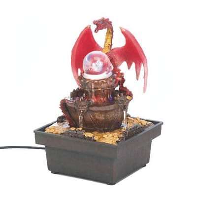 Red Dragon Tabletop Fountain 8.75