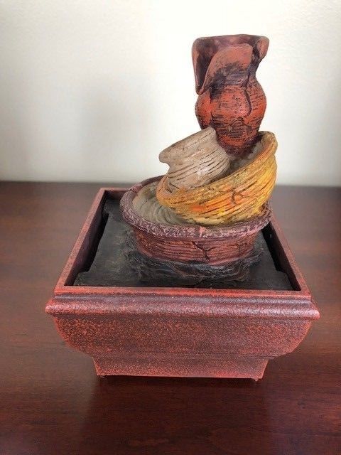 Cordless Tranquility Pottery Fountain - NIB