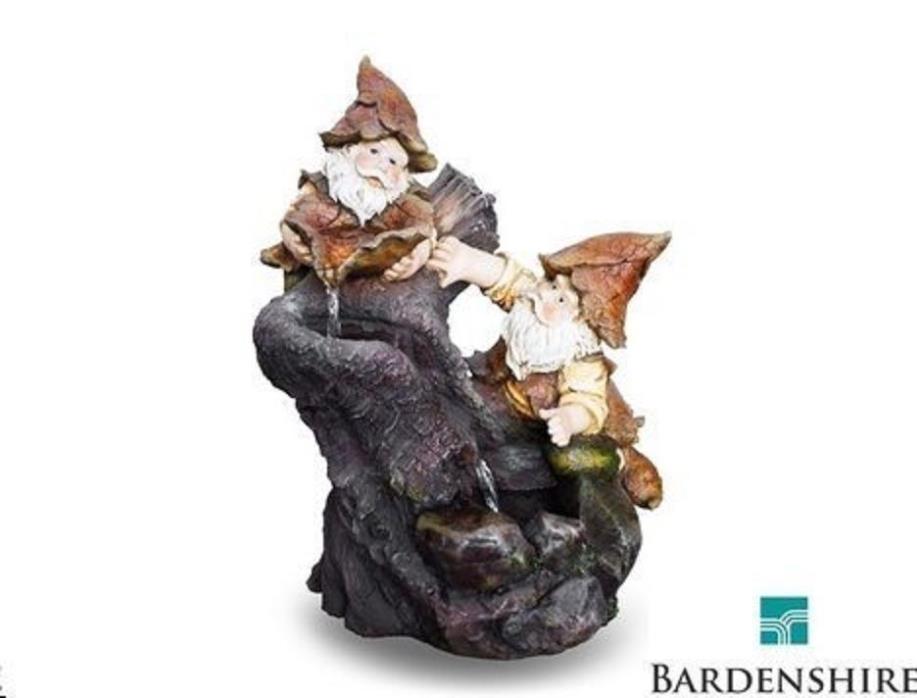 Bardenshire Enchantment I60-105 - Indoor Tabletop Water Fountain Elves Gnomes