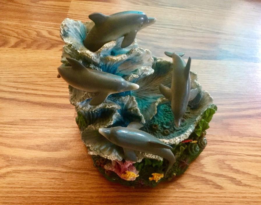 Dolphin Table Fountain MAKE OFFER*-1st REASONABLE OFFER *WINS* !!!!