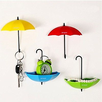 Colorful Umbrella Key Holder, Key Hanger,Wall Key Rack,Wall Key Holder,Key Or...