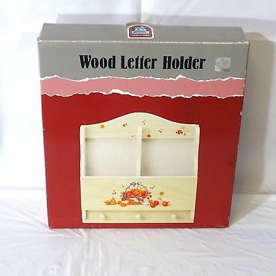 Vintage Wood Letter Holder with Fruit design Home Decor Wall Hanging Wal-Mart