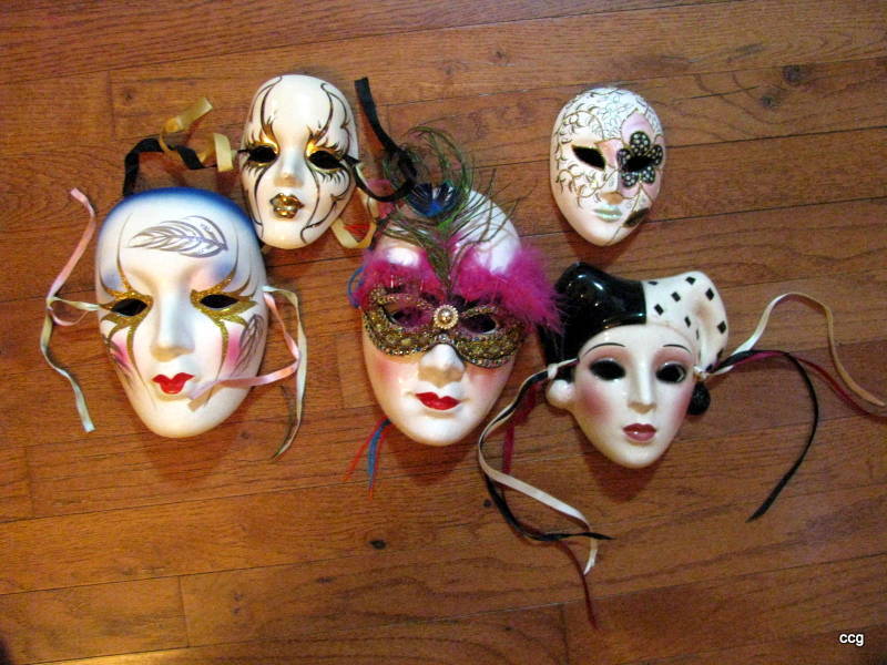 Lot of 5 Masks