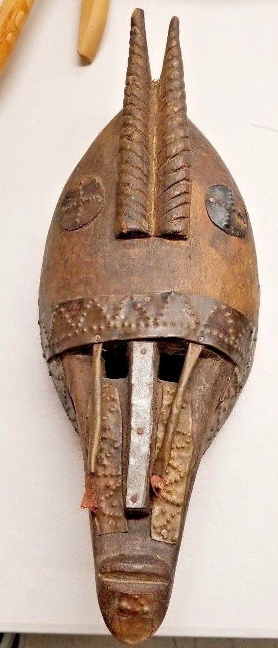 Bambara Style Wooden Mask