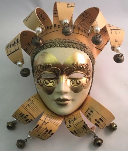Venetian Ceramic Wall Mask Decorative