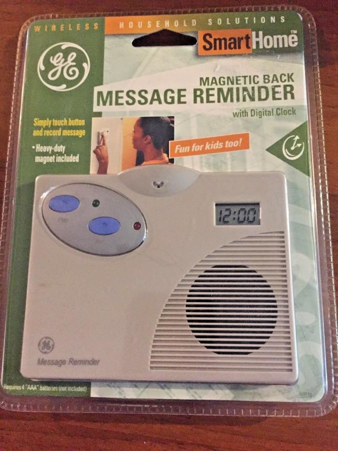 GE GE Message Reminder with Clock and Magnetic Back (T1)