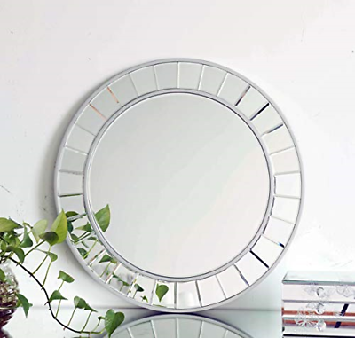MX.home Decor Accent Mirror Wonderland The Glow Modern Frameless Wall Mirror