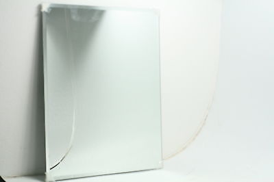 Gatco 4389SM Bleu Small Rectangle Mirror Minimalistic Design Escutcheon Plating