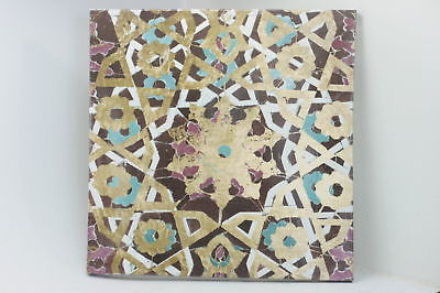 Rivet Metallic Bronze Mosaic Tile Print 30 inches x 30 inches Falling Into Place