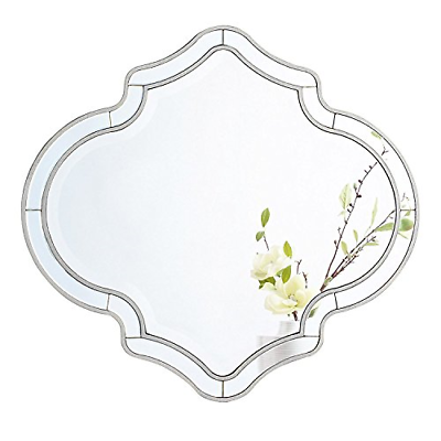MIRROR TREND Large Wall Mirror Handmade Clear Mirrors 32‘’ X 35‘’, Antique