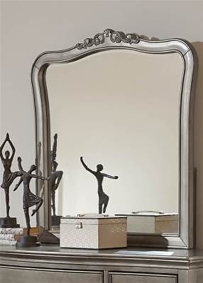 36.25 in. Dresser Mirror in Antique Silver Finish [ID 3416837]