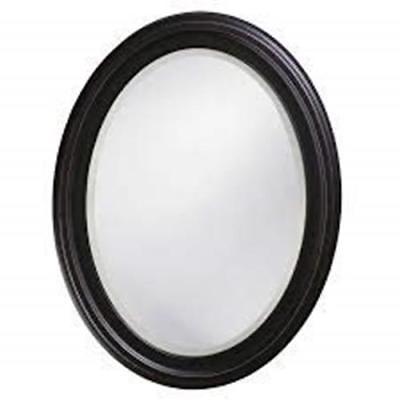 Ertop Store Round Oval Bathroom Wall Mirror With Beveled Edge And Bronze Frame