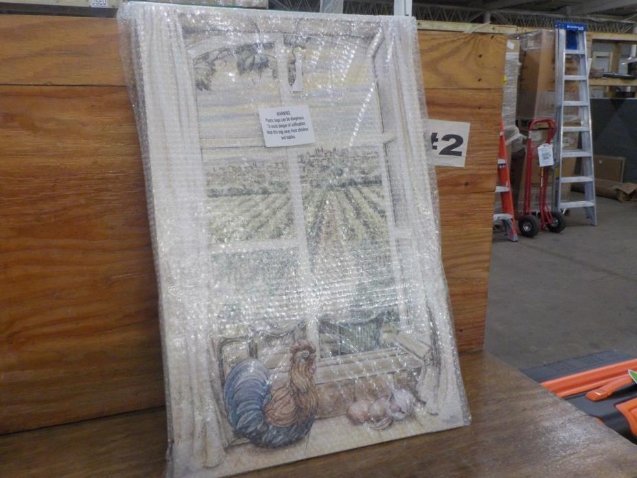 Stupell Home Décor Decorative Faux Window Scene, French Country Window