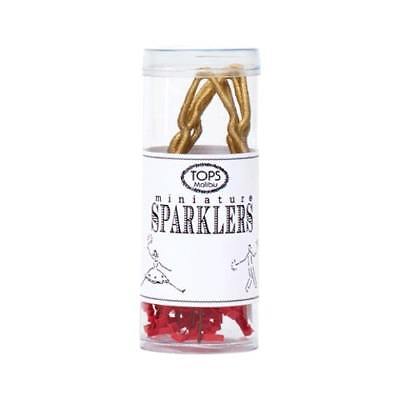 NEW TOPS MALIBU MINI GOLD SPARKLERS TREE