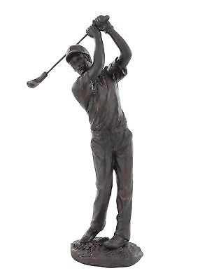 Alcott Hill Buggs Modern Contemporary Swinging Golfer Figurine