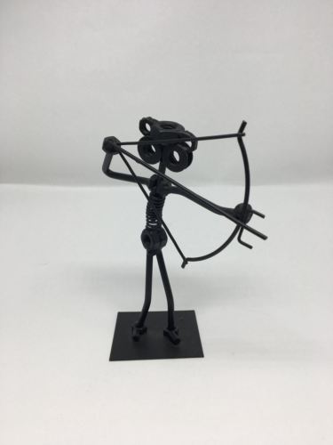 K5) William Tell Decorative Office Desk Archer Widget Statue Figurine