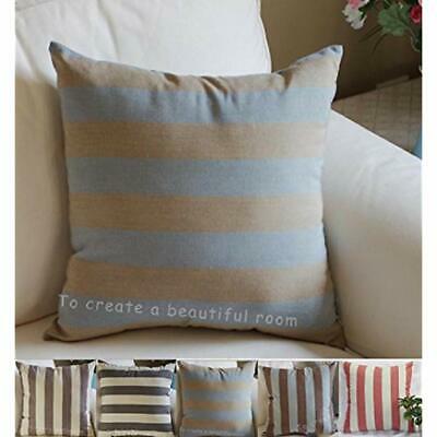 Decorative Handmade Striped Cotton Throw Pillow Covers /Pillow Shams, 5 Color 10
