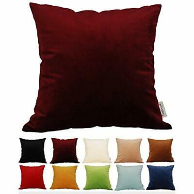 Solid Velvet Throw Pillow Cover/Euro Sham/Cushion Sham, Super Luxury Soft Cases,