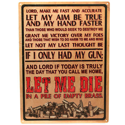 Rivers Edge Products Lord's Prayer Tin Sign 16