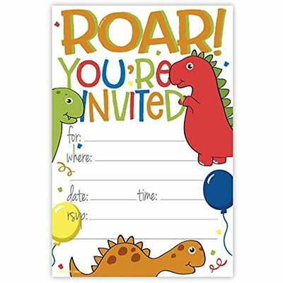 Dinosaur Fun Birthday Party Invitations (20 Count) With Envelopes Health &