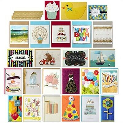 Hallmark All Occasion Handmade Boxed Greeting Card Assortment (Pack of 24)Birth