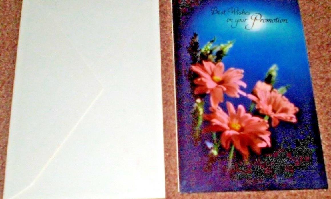 PARAMOUNT BEST WISHES ON YOUR PROMOTION GREETING CARD - NEW - VINTAGE UNUSED