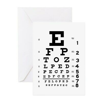 CafePress Eye Chart Gift Cards 10 pack (783692334)
