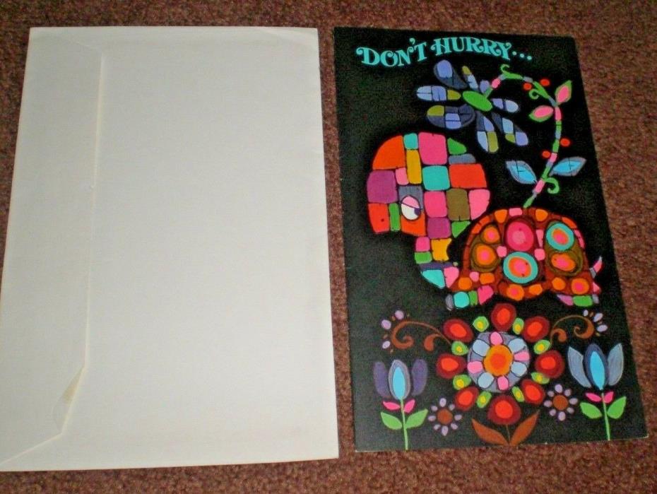 MOSAIC HAPPY BIRTHDAY NORCROSS GREETING CARD - NEW  VINTAGE UNUSED