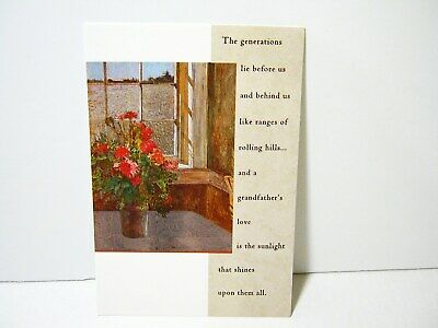 BIRTHDAY GREETING CARD- for GRANDFATHER  - WITH LOVE AND THANKS