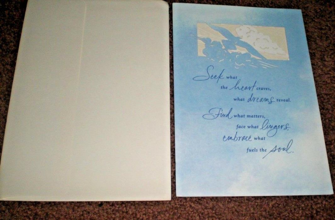 GRADUATION WISH FOR GRANDSON HALLMARK GREETING CARD NEW - VINTAGE UNUSED
