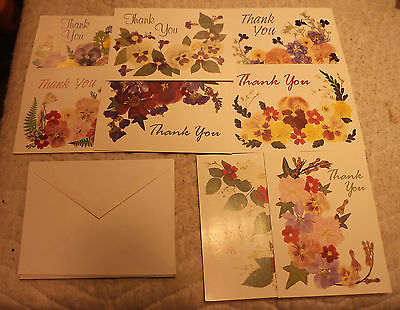 DISABLED PARALYZED AMERICAN VETERANS THANK YOU CARDS & ENVELOPES LOT OF 8 C