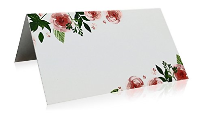 Jot & Mark Place Cards Floral 50 Count Pink Peonies