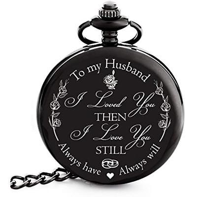 Anniversary Pocket Watches Gifts For Men Valentines Christmas Husband From Wife