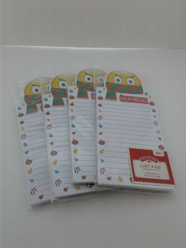 Magnetic note pads lot of 4 Holiday Winter