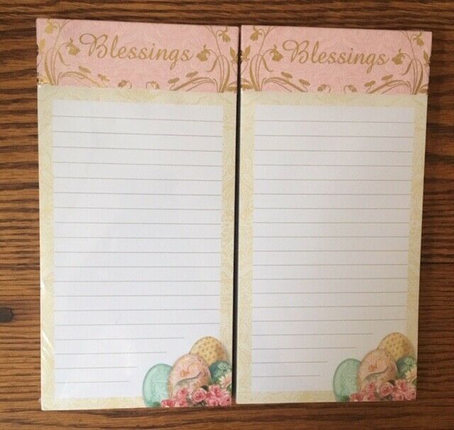 NEW Punch Studio Blessings Easter 2 Magnetic Note Pads
