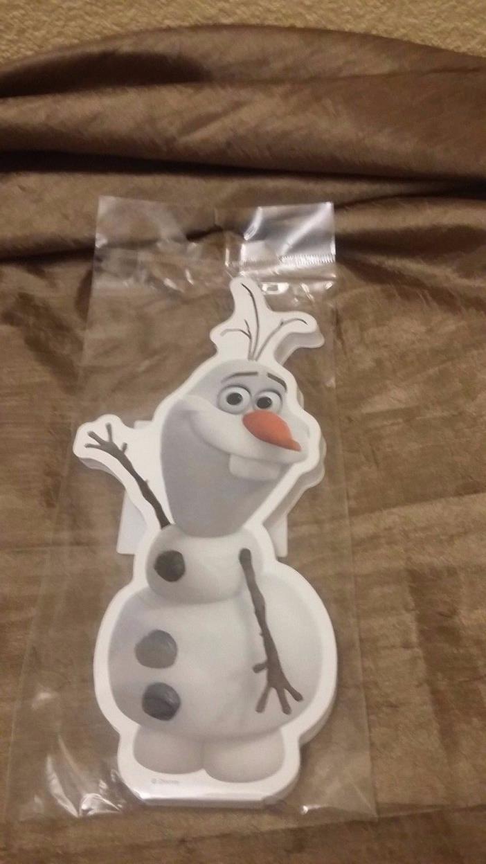 Hallmark Memo Pad Frozen Olaf Character Bloc Notes Scratch Paper 75 Sheets