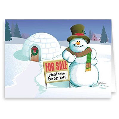 Real Estate Holiday Card - Funny Realty Christmas Card -18 Count -  50024
