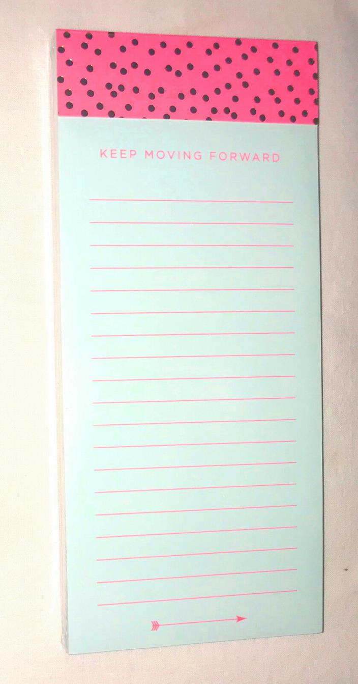 Roobee by Mara-Mi Magnetic List Pad KEEP MOVING FORWARD 100 Sheets NEW 4