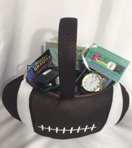 Football Gift Basket Goodies Watch Tommy H Sunglasses Coach Gift For Him