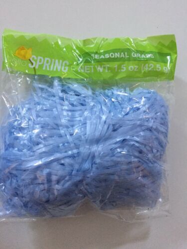 Blue Seasonal Grass 1.5 Oz Filler Gift Basket Easter Gift Bag