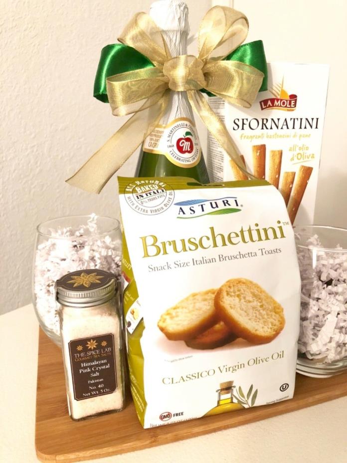 Italian Themed Thank You - Appreciation - or Housewarming Gourmet Gift Basket