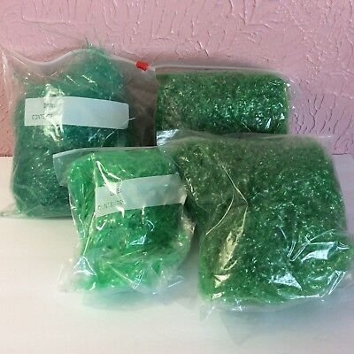 Easter Basket Grass Lot 4 Bags Green Baskets Crafts