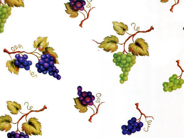 3 Rolls Cellophane Vintage Grapes Gift Basket Florist Wrap Retail Wine Gifts