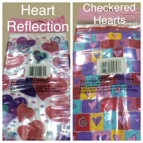 Cello Bags Heart Design Clear 20 count - Brand New - Excellent Quality - 2 Types