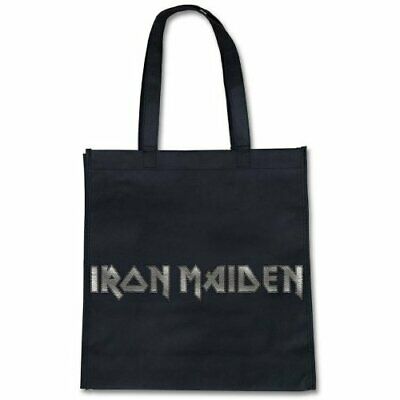 IRON MAIDEN - SKULL LOGO - REUSABLE SHOPPING TOTE / GIFT BAG - MUSIC IMECOBAG01T